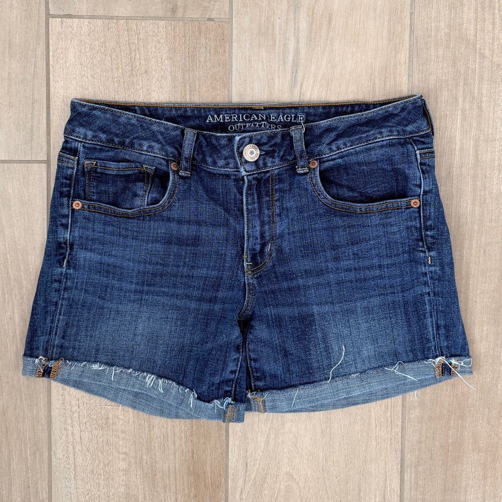 American Eagle Outfitters Dark Blue Jean Shorts